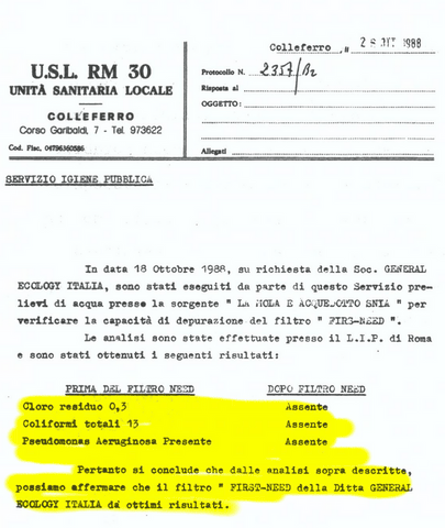 USL-Analisi BAtteriologica